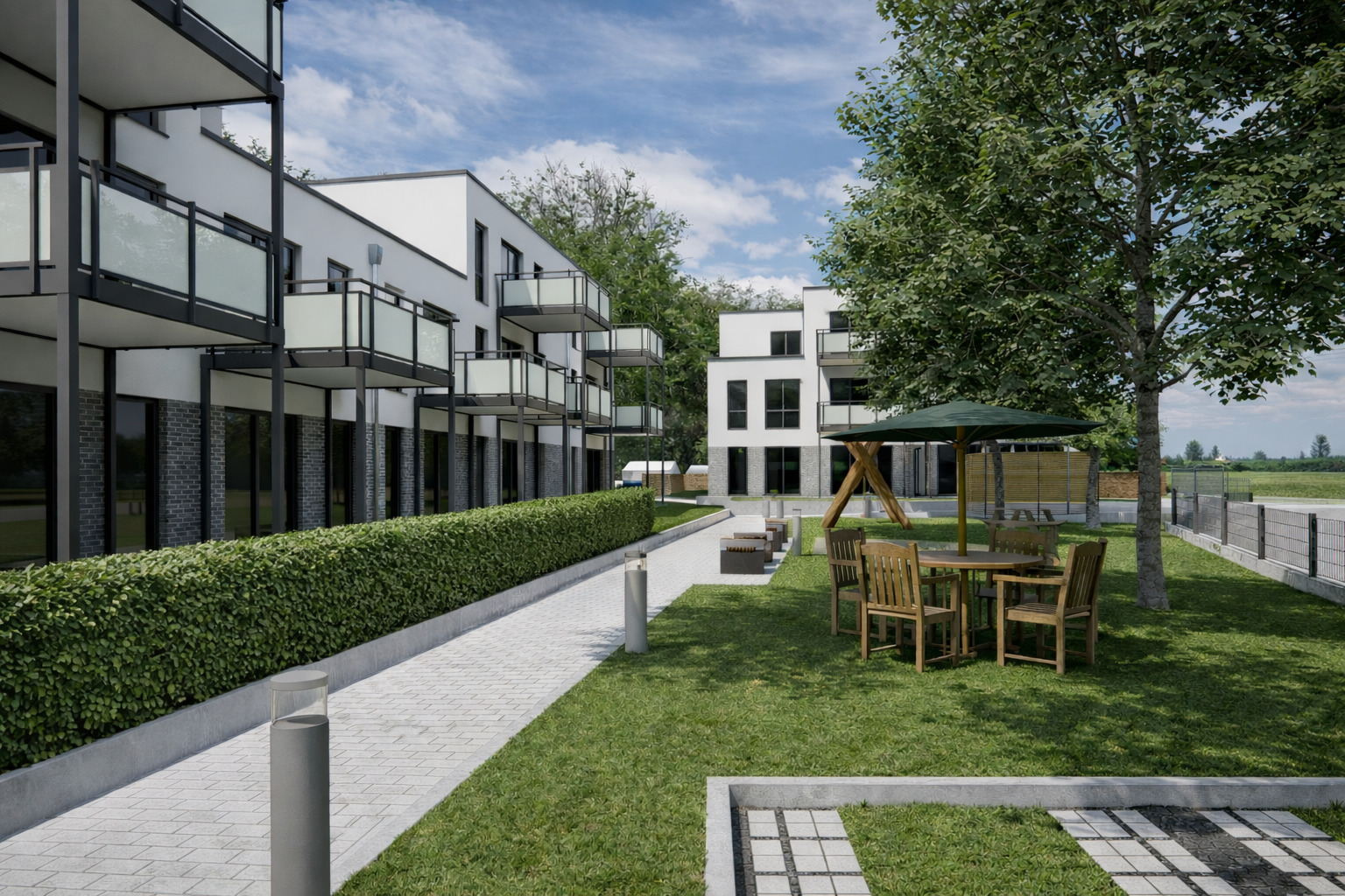 Neubau von 22 Wohneinheiten in Massivholzbauweise