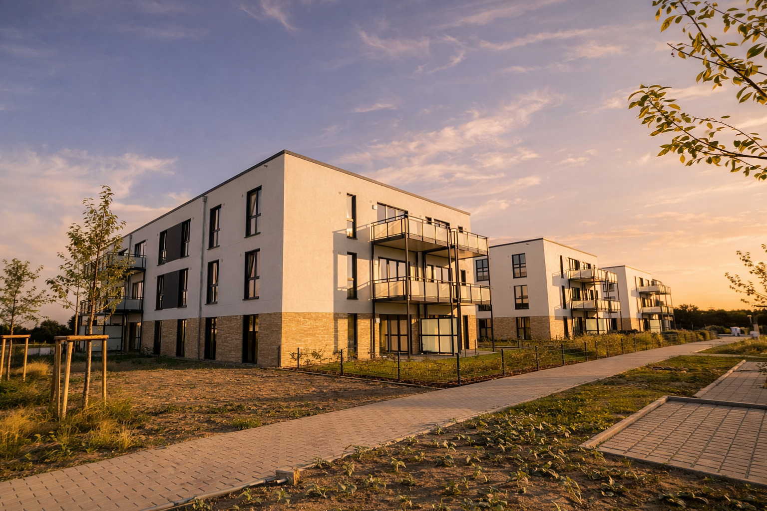 Neubau von 36 Wohneinheiten in Massivholzbauweise